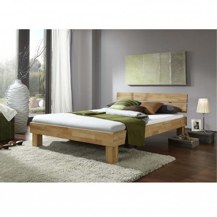 Futonbett 90x200 cm Kernbuche ELFO JUDITH ELF-JU-90