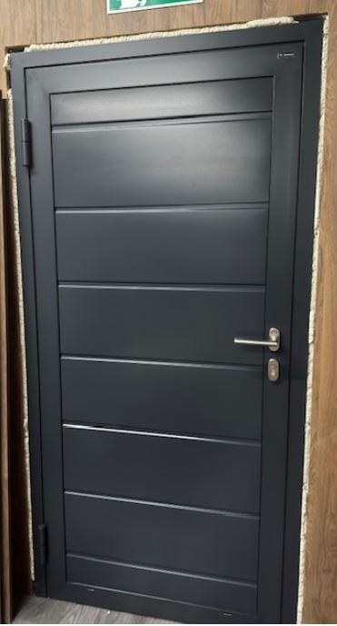 Technischer Tür DOPRO 45  Seitentür 990x 2000 Anthazit Muster