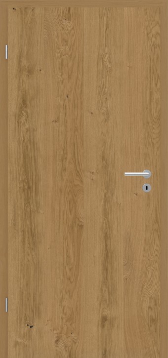Asteiche Antik Natur Designertür Echt Holz 860 x 2110 mm links Abholung Nr.37