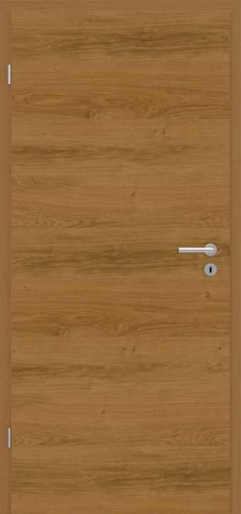 Asteiche Natur quer Designertür Echt Holz 860 x 2110 mm links Abholung Nr.38