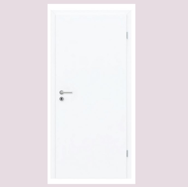 GORO-glatt Designtür Weißlack extra white 3.0 Rechts 860 x 1985 mm Nr.26