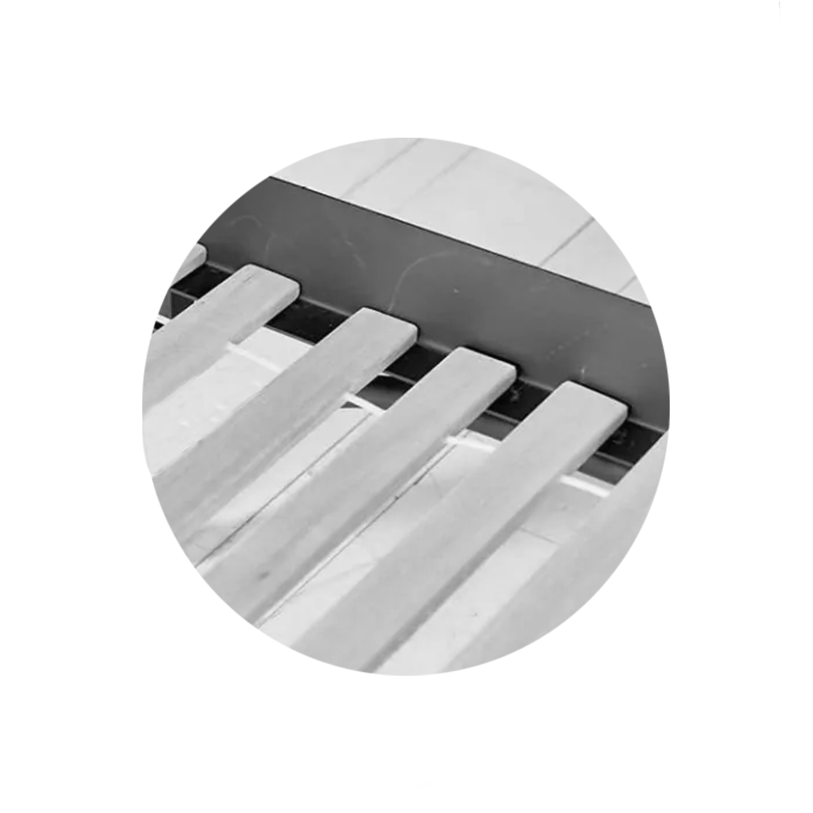 Produktbild von INNOVAHOME Rollrost 80x200cm – 18 Flexible Latten – Geräuscharmer