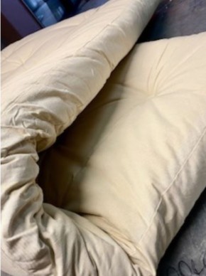 1B Futonmatratze Nr.5 138x197 cm creme Gästebett , passend für Karup Sofa Gestell %%% Abholung