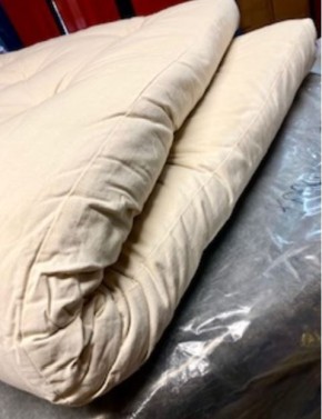 1B Futonmatratze Nr.5 138x197 cm creme Gästebett , passend für Karup Sofa Gestell %%% Abholung