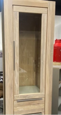 Vitrine Wildeiche teilmassiv sonoma ELFO NENA 2661
