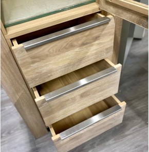 Vitrine Wildeiche massiv sonoma NENA 2661 Muster Abholung