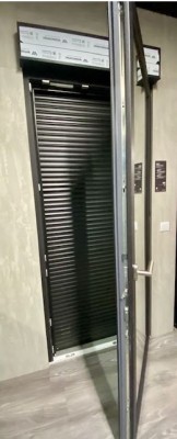 Balkontür Primo 82 niedriger Schwelle, inkl.Rolleten 1000x2250mm Muster Abholung