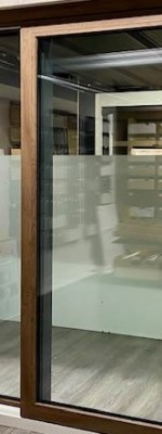Balkontür m. niedriger Schwelle, inkl.Aufsatzrolleten 1000x2250mm Rechts Muster Abholung