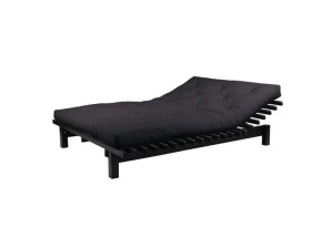 Blues Bett %%% Gestell 200x200cm Japan Karup Kiefer massiv schwarz