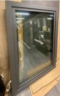 Musterfenster Fenster gemischt schwarz anthrazit Alu PVC Stahl Abholung Musterfenster Fenster gemischt schwarz anthrazit Alu PVC Stahl Abholung