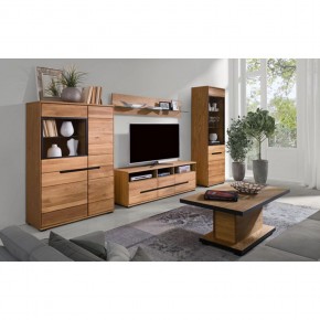 Highboard Vitrine Eiche teilmassiv ELFO LOLA 3995