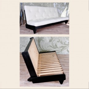 Karup FRESH Schlafsofa Kiefer massiv schwarz inkl. Matratze in beige  117111140200 Muster