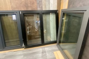 Musterfenster Fenster gemischt schwarz anthrazit Alu PVC Stahl Abholung Musterfenster Fenster gemischt schwarz anthrazit Alu PVC Stahl Abholung
