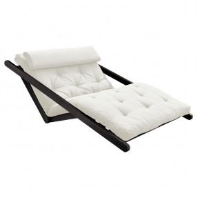 Karup Gestell Figo Relaxliege B-70 cm Kiefer massiv schwarz Futonbett