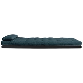 Karup Gestell Figo Relaxliege B-70 cm Kiefer massiv schwarz Futonbett
