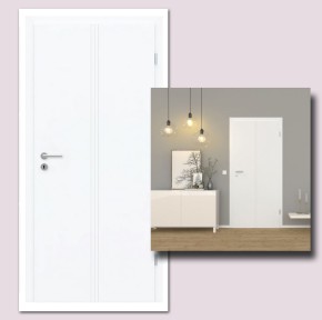 GORO-7 Designtür Weißlack extra white rechts 860 x 1985 mm Nr.22-1B/23