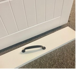 Küchen Unterschrank, 3 Schubladen weiß Front MDF B-80 H-82 T-54cm Abholung