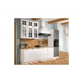 Küchenschrank, Hochschrank mit Nische für Backoffen, MDF Grau SPP6 Abholung