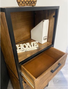 Regal Mumbai Unikat Mangoholz massiv  58x40x146 cm Muster Abholung