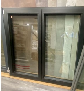 Musterfenster Fenster gemischt schwarz anthrazit Alu PVC Stahl Abholung Musterfenster Fenster gemischt schwarz anthrazit Alu PVC Stahl Abholung