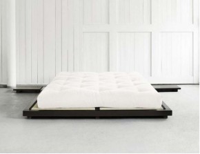Japan Gestell Tatami Bett Karup Kiefer massiv wenge 160x200cm inkl. Rollrost
