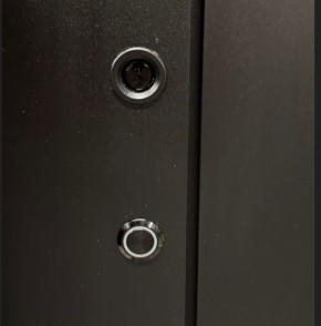 CREO Aluminium-Tür mit Seitenteil 2000x2250mm Tür 1100 +900 Seitenteil Schwarz /Kupfer
