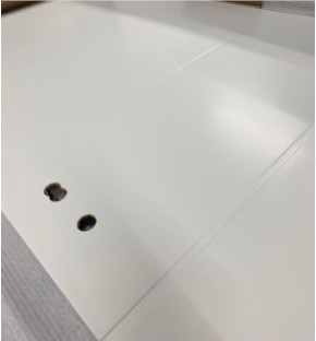 1B Vona Designtür Weißlack 1.0 610x1985mm Links Abholung