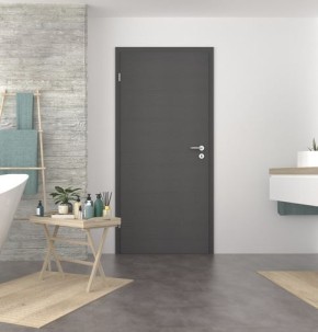 1B Wohnungstür Mattline 860x1985 DIN Rechts Holzstrukur quer Mineralgrau Nr.40 Abholung