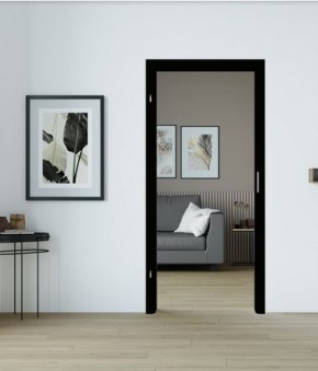 Zarge in Mattschwarz 860x2110x100mm Designeroberfläche 25+26
