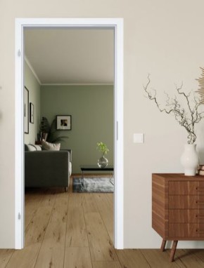 Zarge DK70 in 3.0 extra weiß 735x1985x160mm DIN Rechts Tür Rahmen Designeroberfläche Nr.30