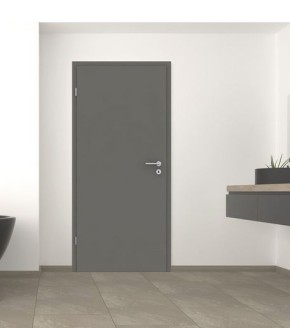 Mattgrau Nanoline Designertür 860x2110 mm DIN Links Nr.35/36
